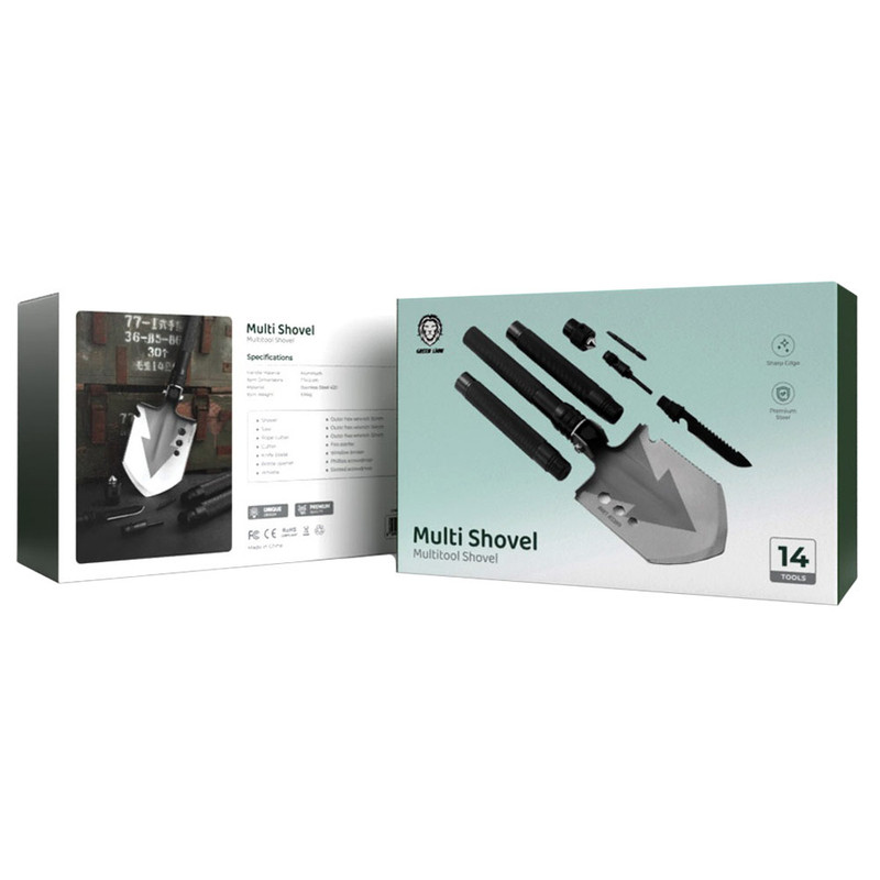 ابزار چندکاره سفری گرین لاین مدل Multi Shovel
