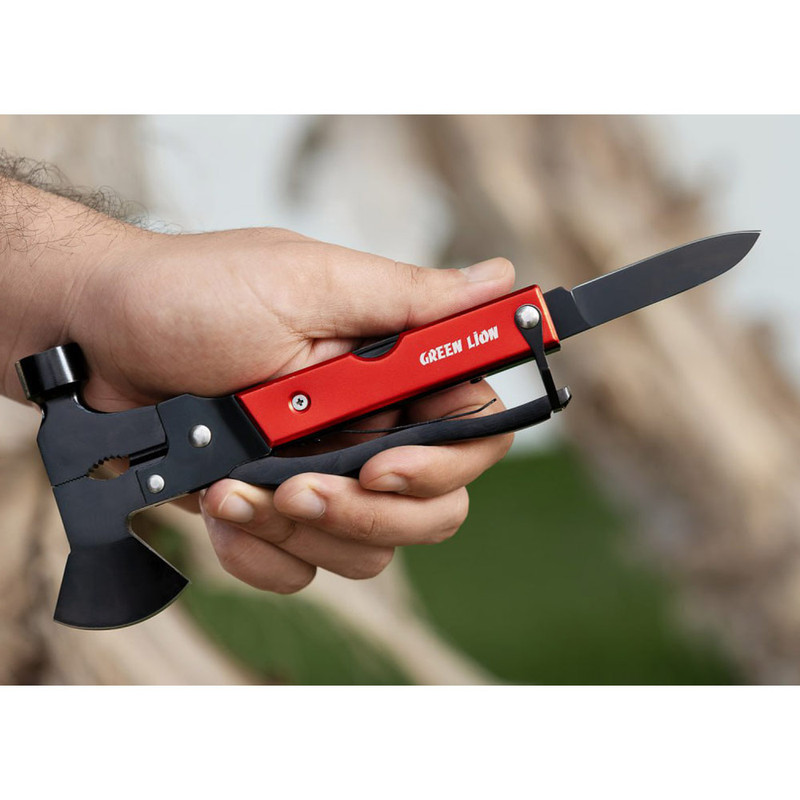 تبر و چکش 13 کاره گرین لاین مدل Storm Breaker Multitool Axe