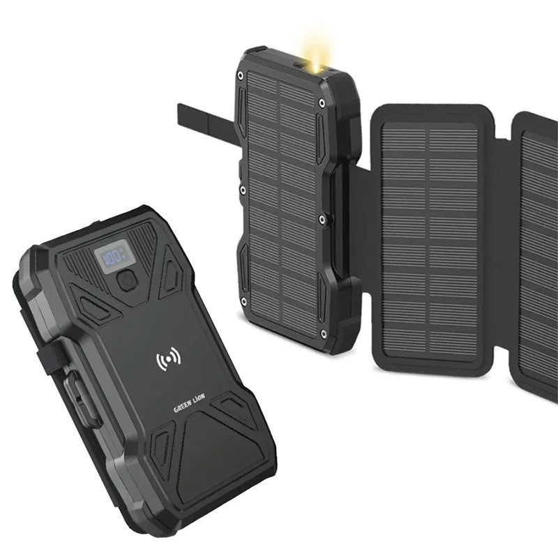 پاوربانک گرین لاین مدل GL-PX27 Solar 5-Panel ظرفیت 20000 میلی‌آمپر ساعت